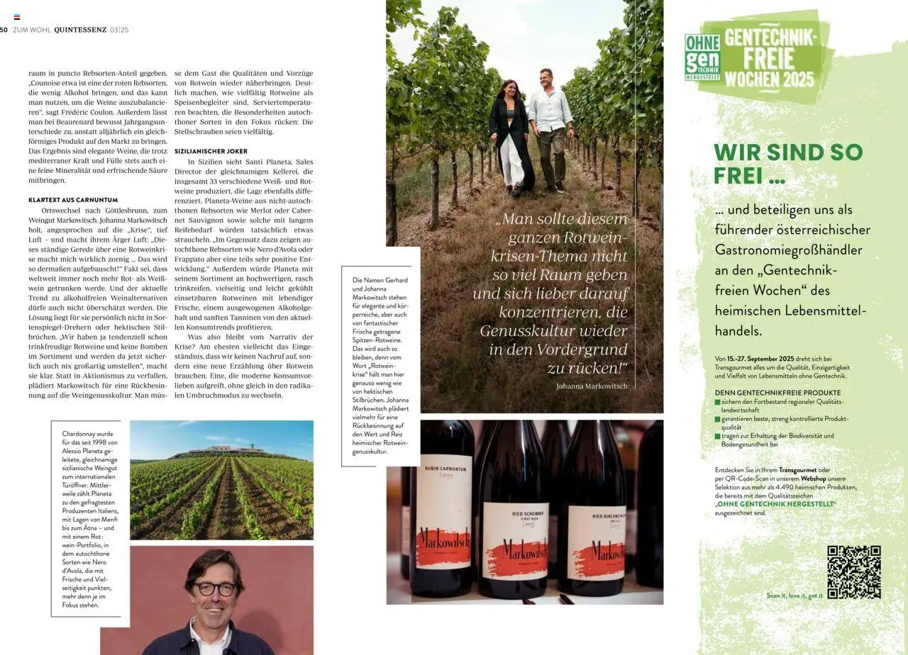 Transgourmet Quintessenz 03 | 2025 gültig ab 06.10.2025 | Seite: 27 | Produkte: Libacomb, Wein