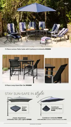 House and Home specials catalogue – valid from 17.11.2025 | Page: 35 | Products: Cover, Umbrella, Bar set