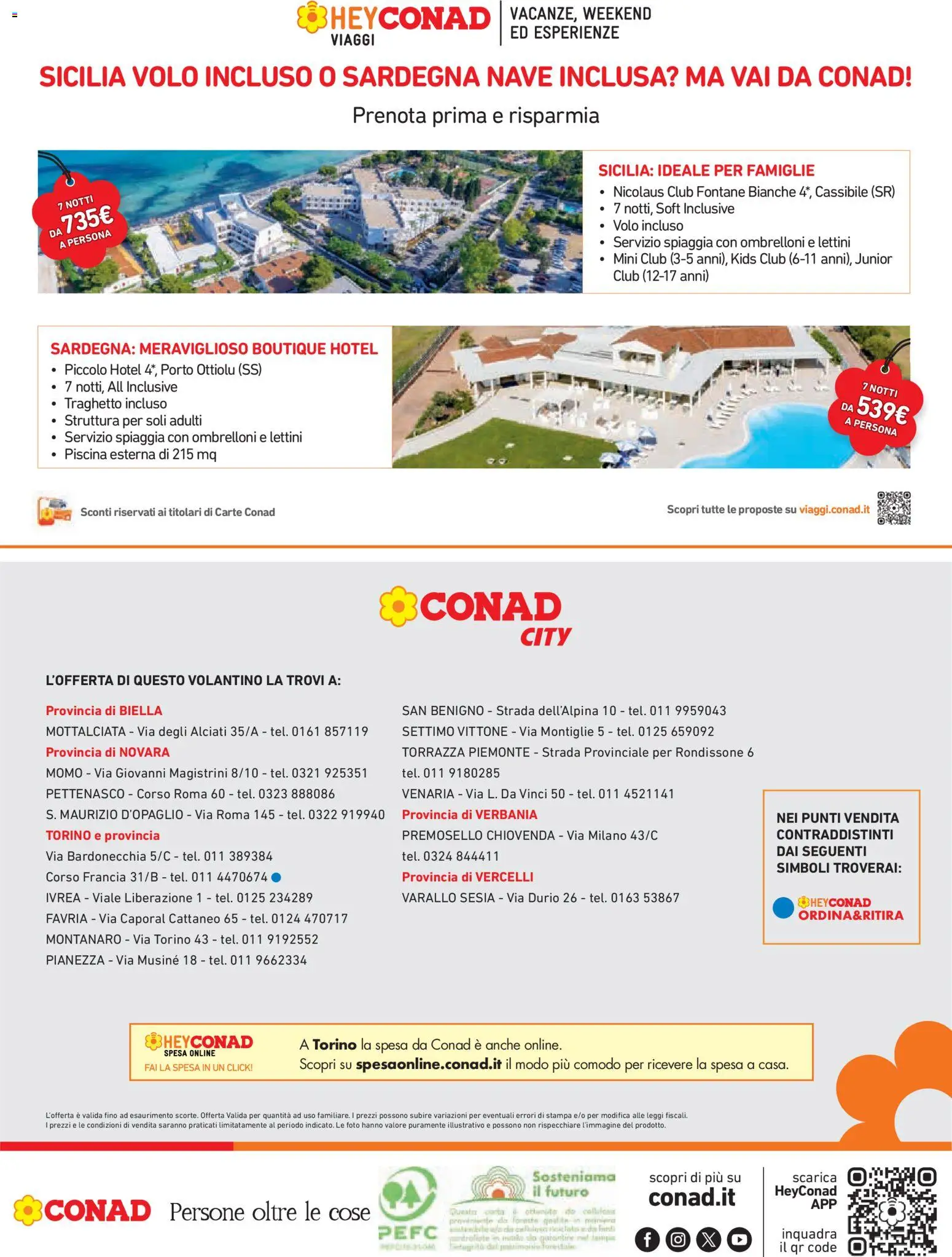 Volantino Conad del 29.01.2026 | Pagina: 16 | Prodotti: Piscina, Stampa