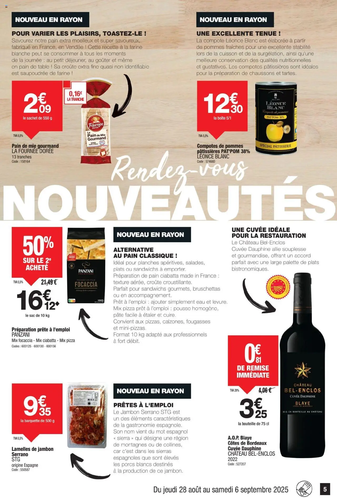  | Page: 5 | Produits: Sac, Table, Pommes, Chaussons