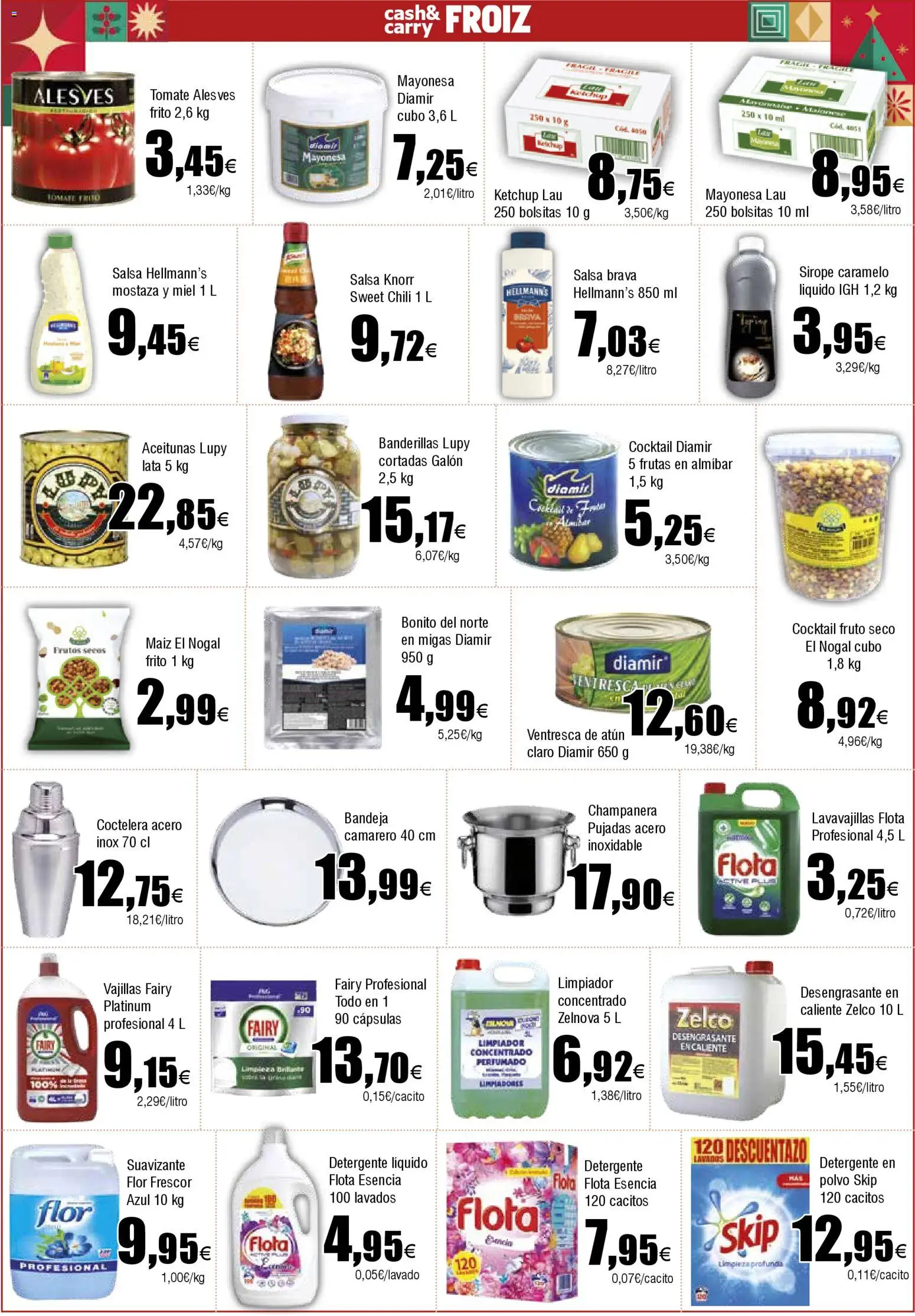 Froiz - Folleto Cash │ válido desde el 02.12.2025 | Página: 13 | Productos: Polvo, Ψηφιακή κάμερα, Frutos secos, Detergente líquido