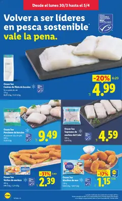 Vista previa Ocean Sea Centros de filete de bacalao, En su punto de sal. 375 g válido desde el 30.03.2026 | Página: 6 | Productos: Filete