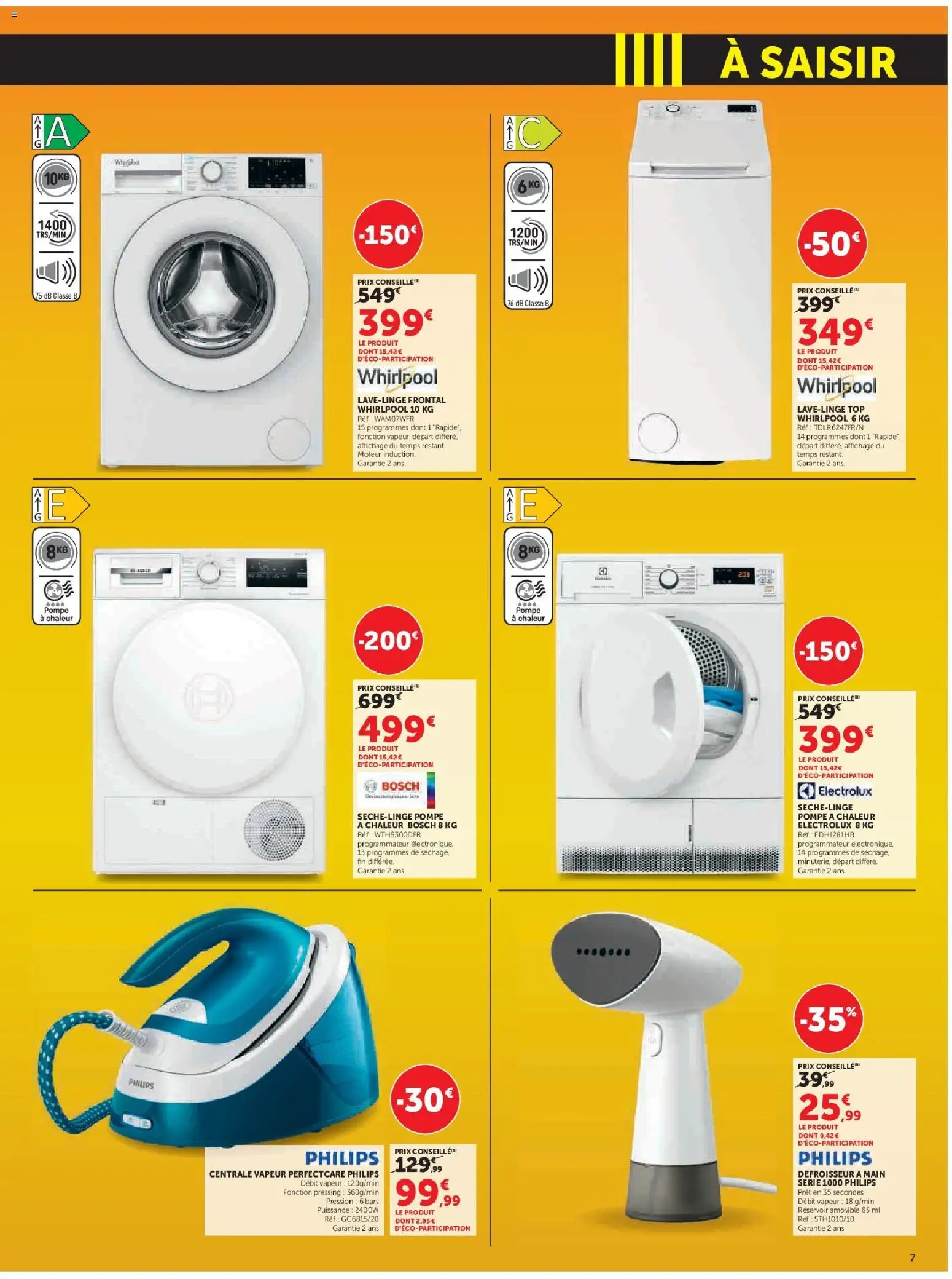 {H1} | Page: 7 | Produits: Centrale vapeur