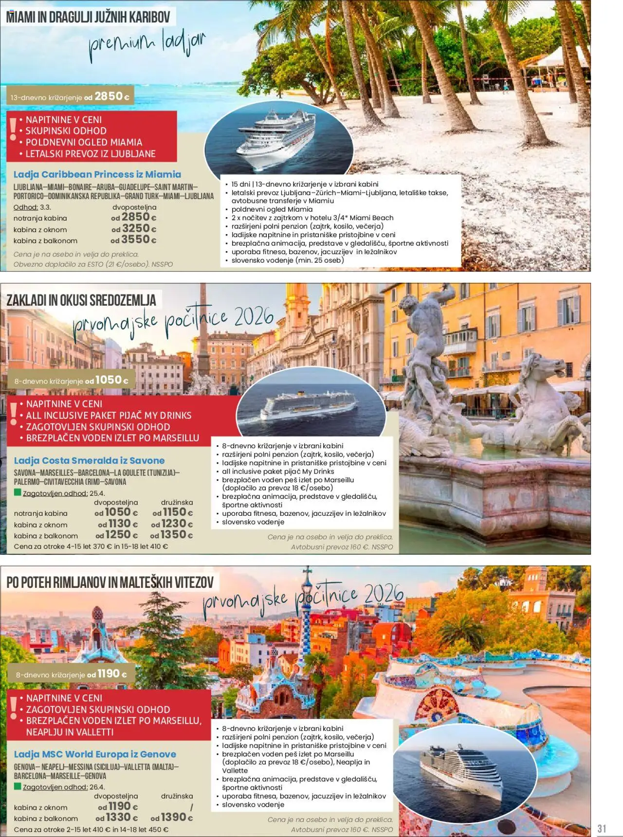 Sonček katalog potovanja │ velja od 19.06.2025 | Stran: 31