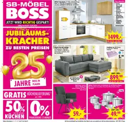 SB Möbel Boss Prospekt Plauen	 ab 06.09.2025 gültig