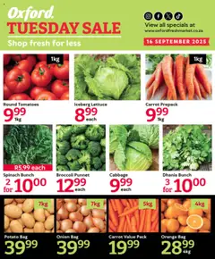 Oxford Freshmarket specials catalogue – valid from 16.09.2025