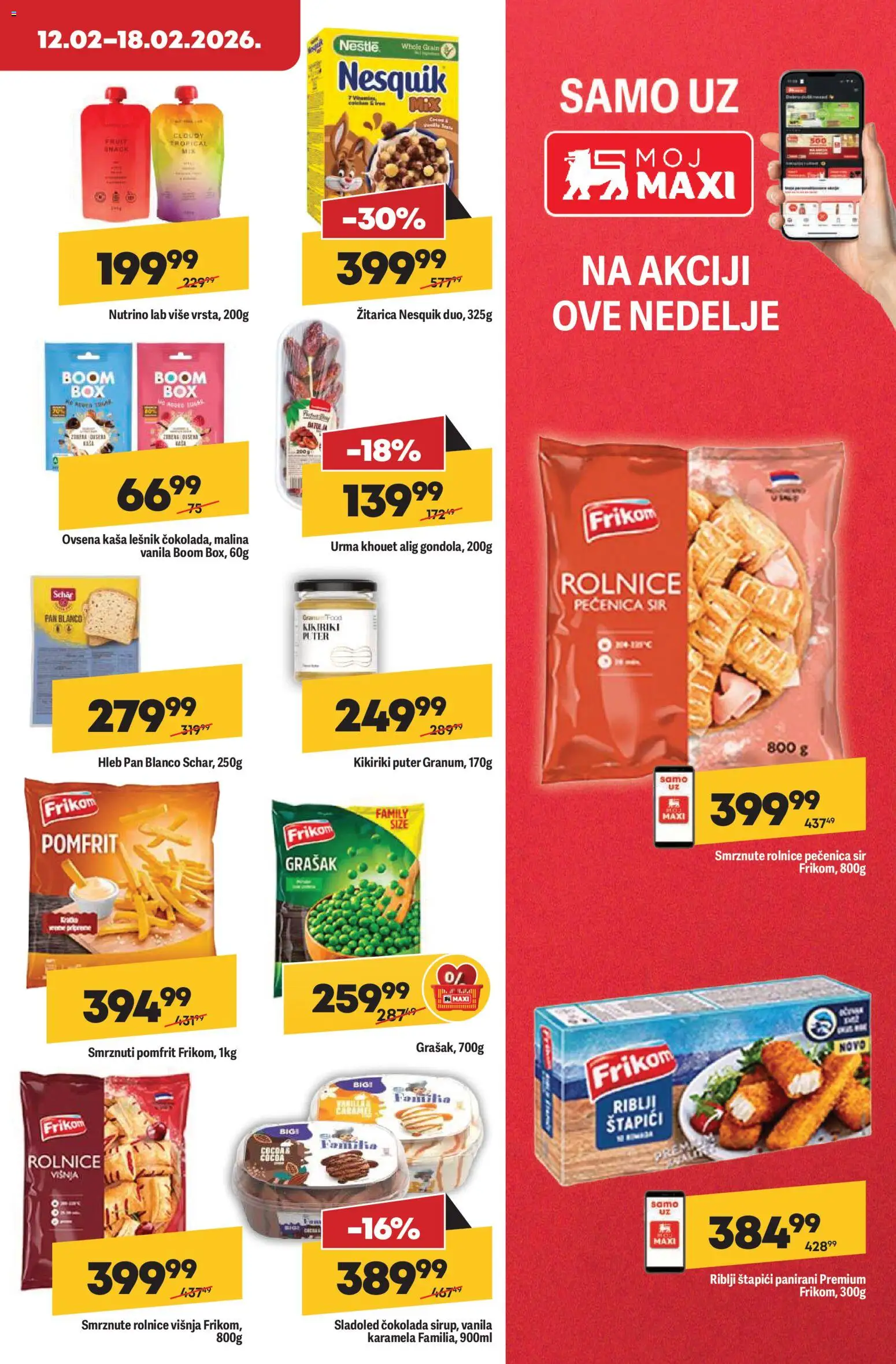 Maxi katalog - važi od 12.02.2026 | Strana: 15 | Proizvode: Lešnik, Kikiriki puter, Puter, Pečenica