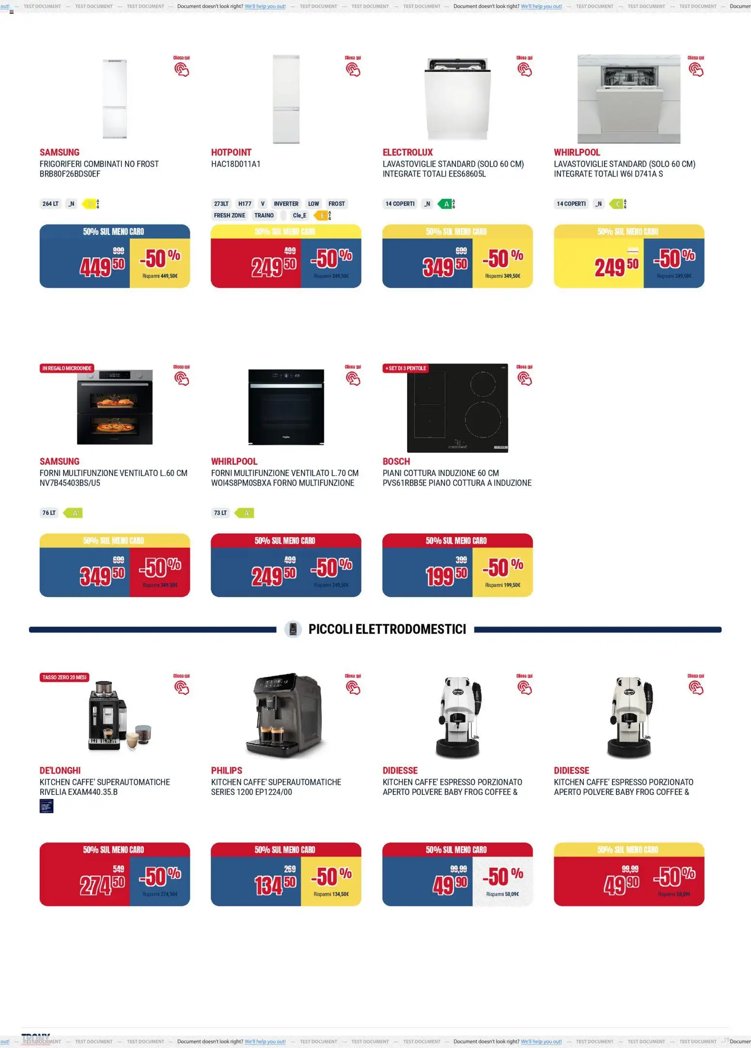 Volantino Trony del 19.02.2026 | Pagina: 19 | Prodotti: Microonde, Piano cottura, Forno, Samsung