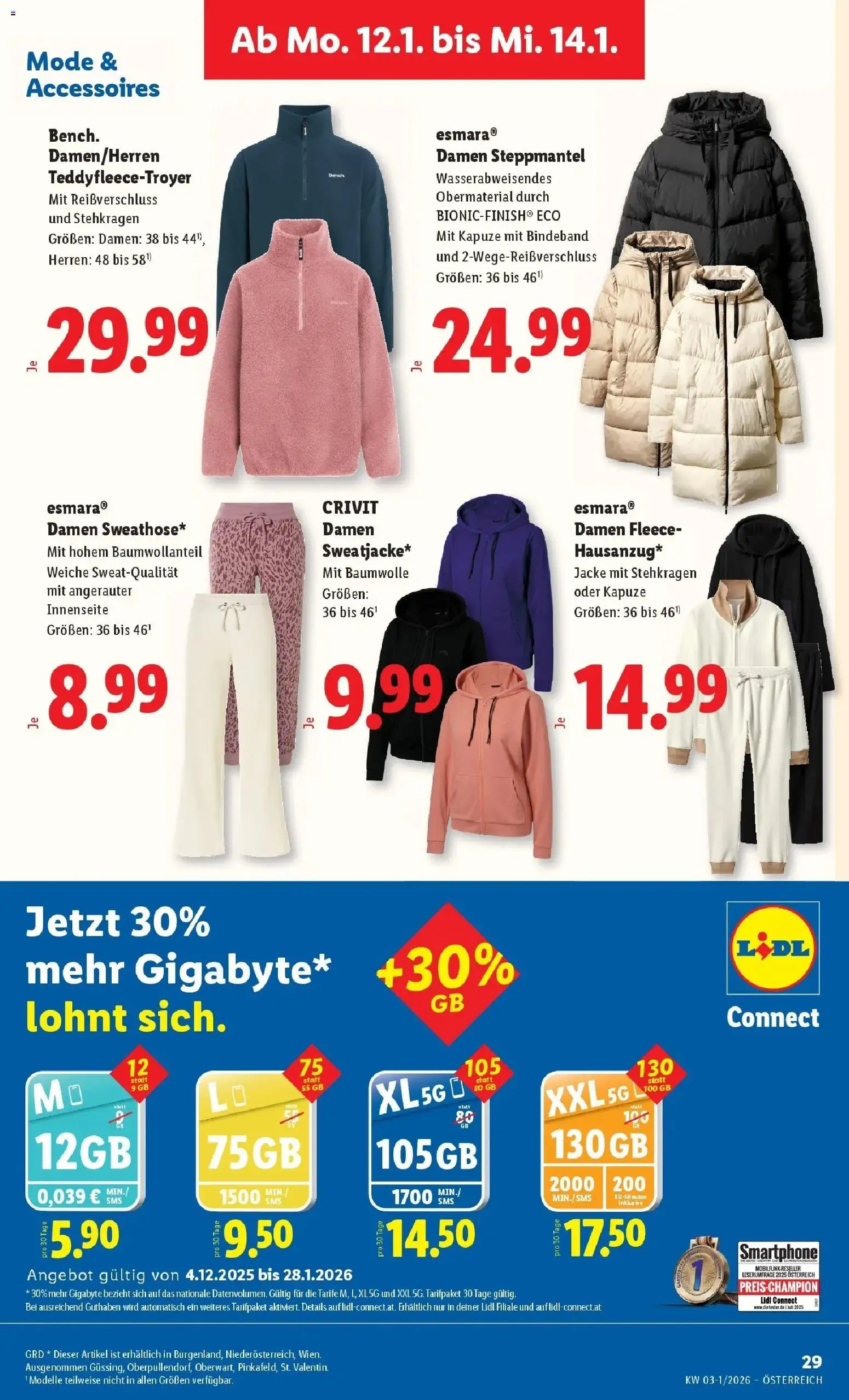 Lidl Flugblatt - Wien, Langenzersdorf, Zwettl gültig ab 08.01.2026 | Seite: 35 | Produkte: Jacke, Smartphone
