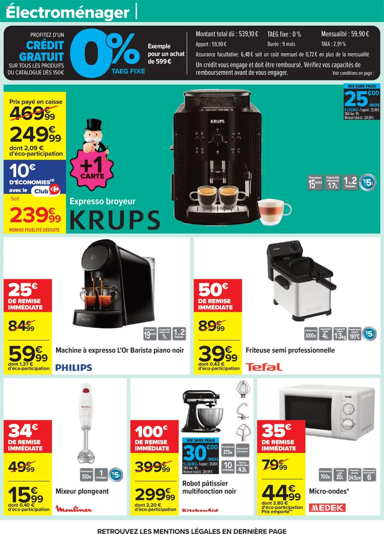  | Page: 67 | Produits: Mixeur, Plateau, Robot pâtissier, Huile