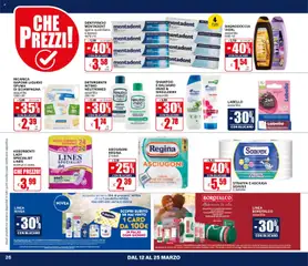 Anteprima del volantino Il Gigante volantino valido a partire dal 12.03.2026 | Pagina: 26 | Prodotti: Shampoo, Sapone, Dentifricio, Borsone