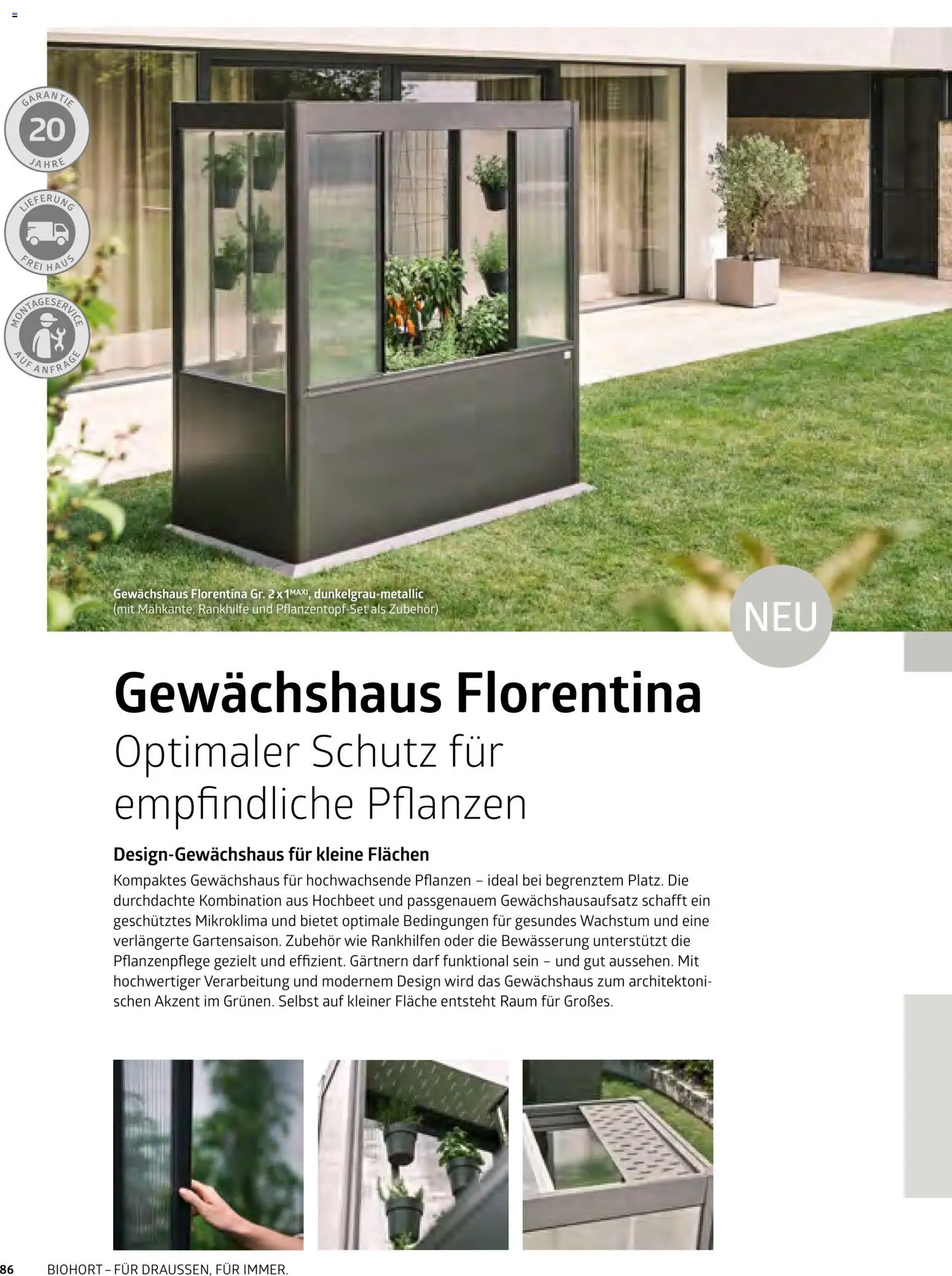Dehner Biohort – Metall für Garten & Terrasse – gültig ab 01.01.2026 | Seite: 86 | Produkte: Hochbeet