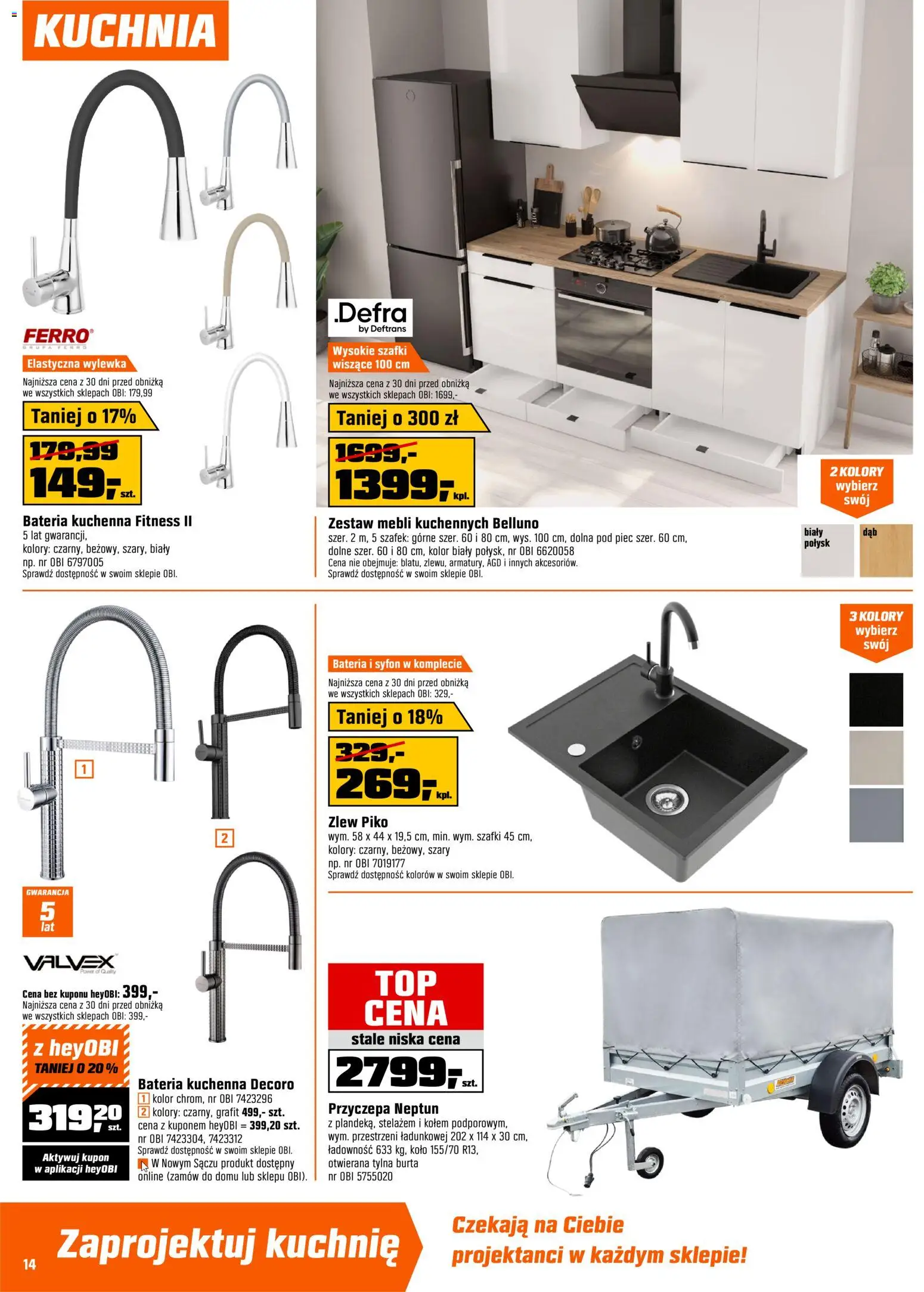 OBI gazetka od 07.04.2026 | Strona: 14 | Produkty: Bateria