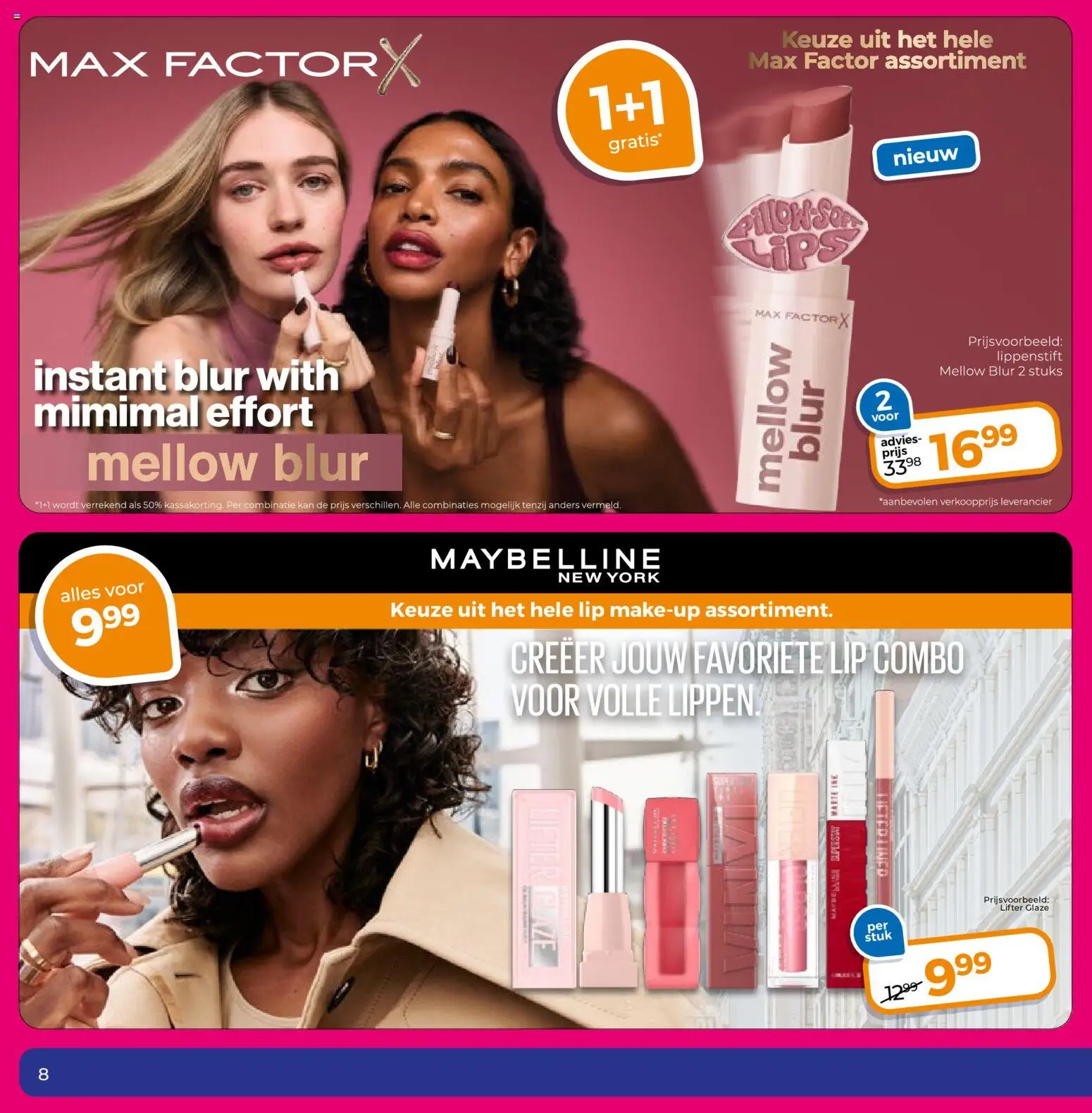 {H1} | Pagina: 8 | Producten: Kan, Lippenstift