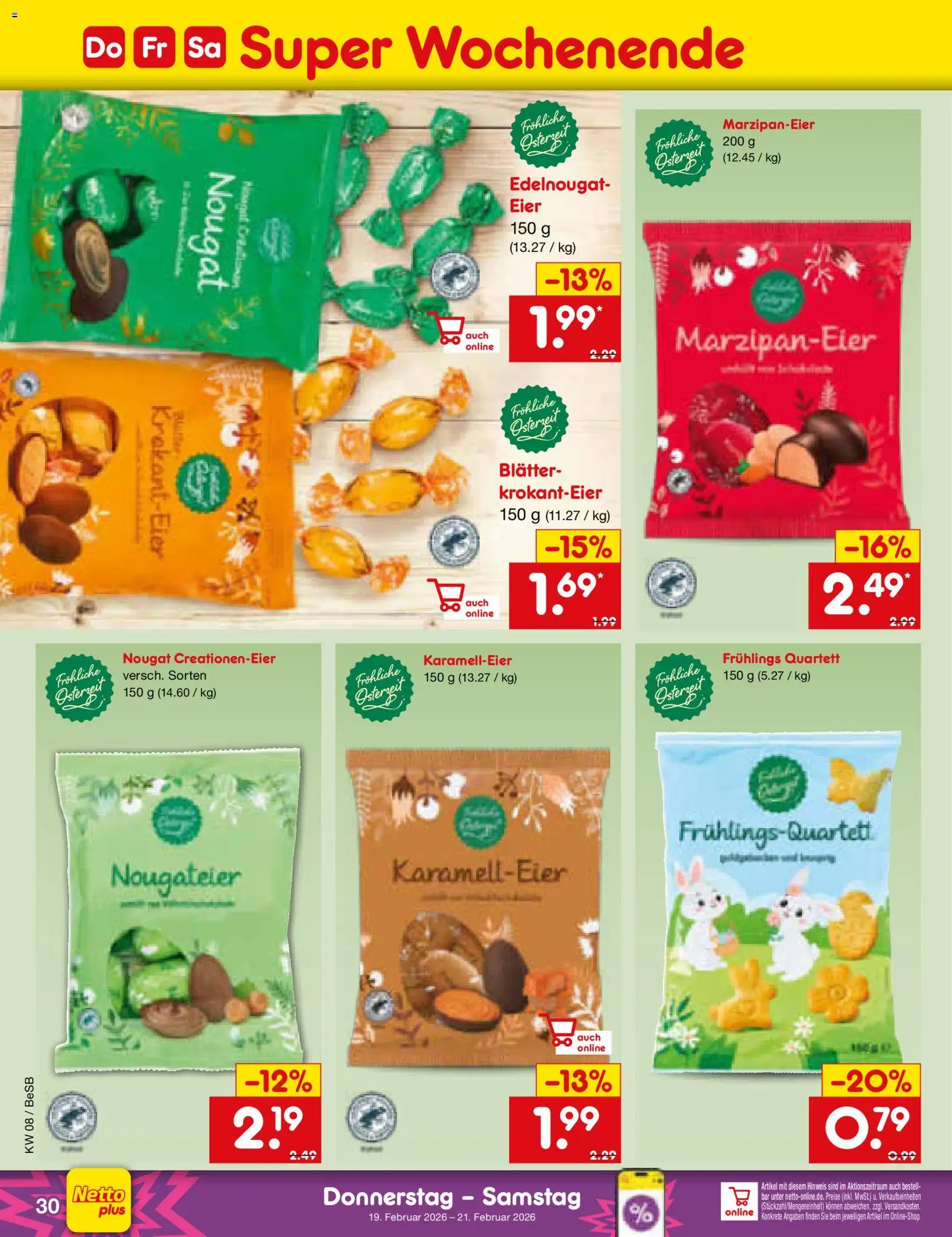Netto Marken-Discount Prospekt 	 – gültig ab 16.02.2026 | Seite: 44 | Produkte: Eier