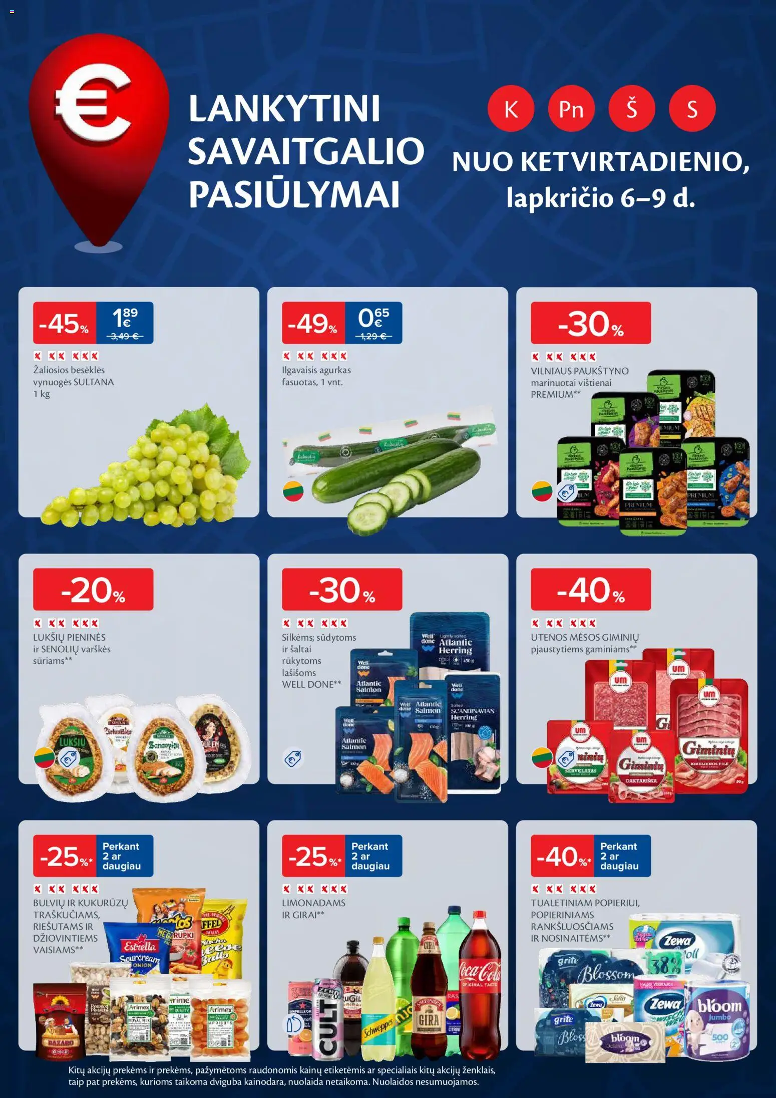 MAXIMA akcijos nuo 04.11.2025 | Puslapis: 48 | Prekių: Agurkas, Vynuogės