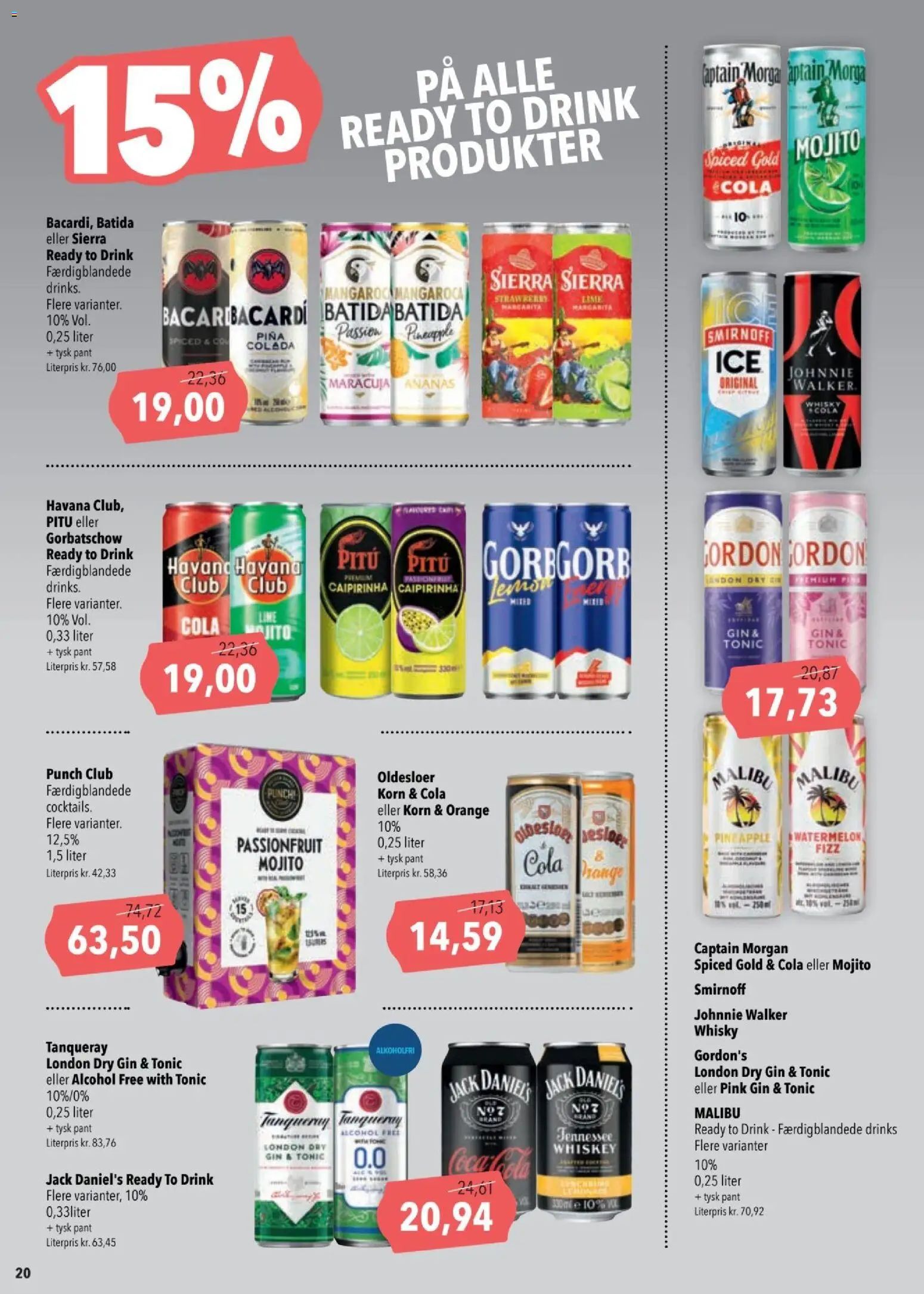 CITTI tilbudsavis – gyldig fra 25.03.2026 | Side: 20 | Produkter: Gin, Korn, Whisky, Lime