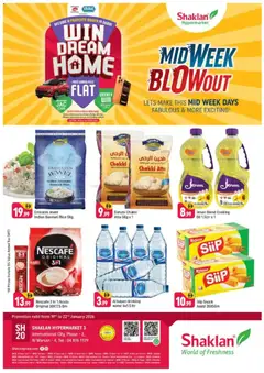 Preview of Shaklan - Midweek Blow Out - Al Warsan valid from 19.01.2026