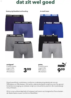 Scapino - Basics magazine - Voorbeeld van een folder van Scapino, geldig van 01.01.2026 | Pagina: 32 | Producten: Boxers, Bébipulyka