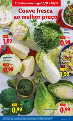 Pré-visualização Couve-flor Nacional, Sold by kg válido de 10.11.2025 | Página: 3