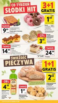 Intermarche Gazetka od 26.06.2025 | Strona: 22 | Produkty: Ciasto, Żurawina, Bułka, Bułka pszenna