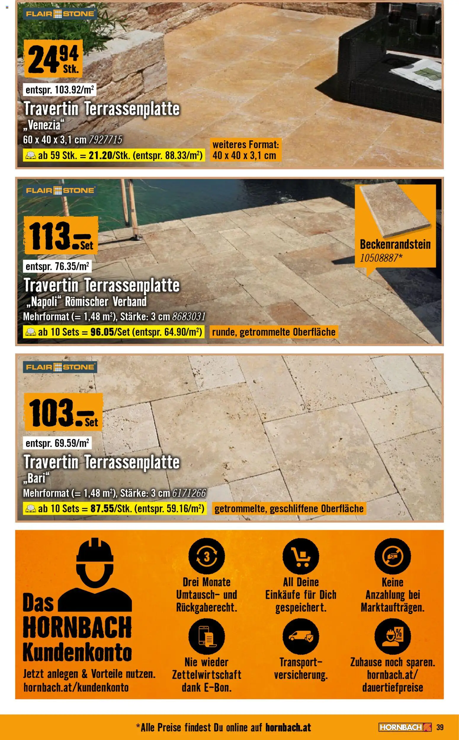 Hornbach Flugblatt gültig ab 23.02.2026 | Seite: 39