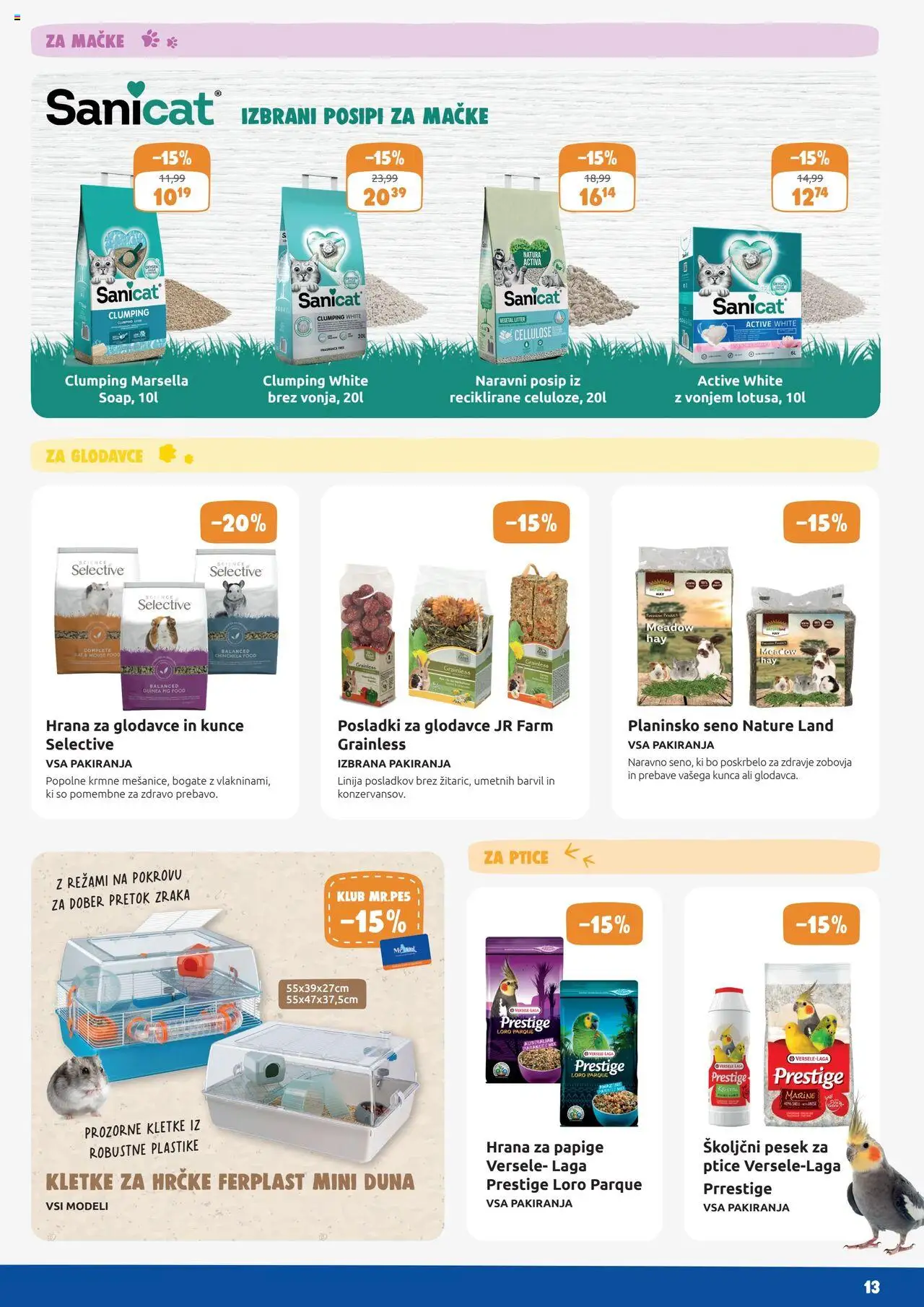 Novi Mr. Pet katalog ponudbe – veljaven od 01.09.2025 | Stran: 12 | Izdelki: Posladki