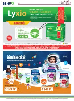BENU Gyógyszertárak Akciós újság - amely érvényes a következő dátumtól: 01.12.2025 | Oldal: 20