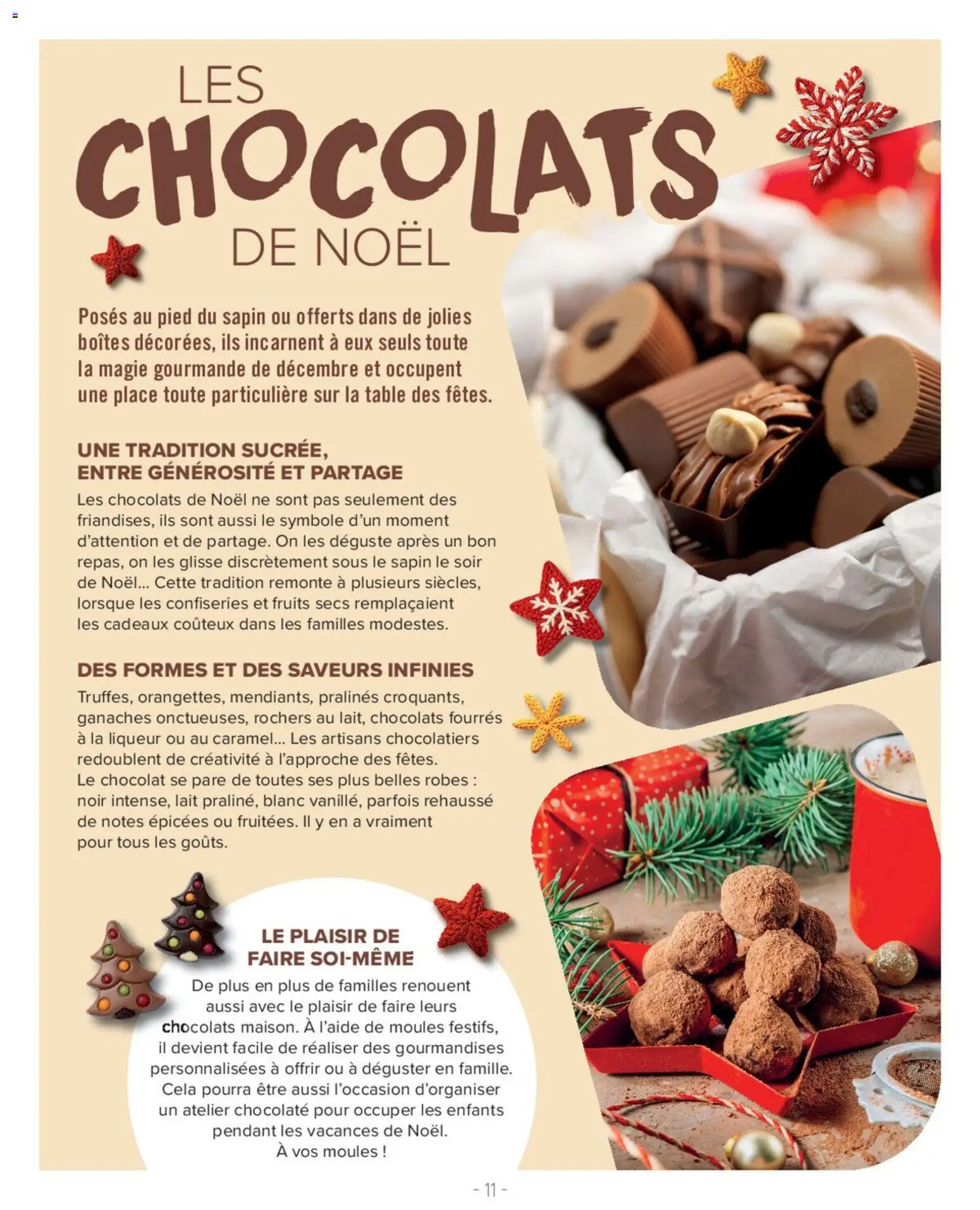 {H1} | Page: 11 | Produits: Chocolats de noël, Table, Chocolat, Fruits secs