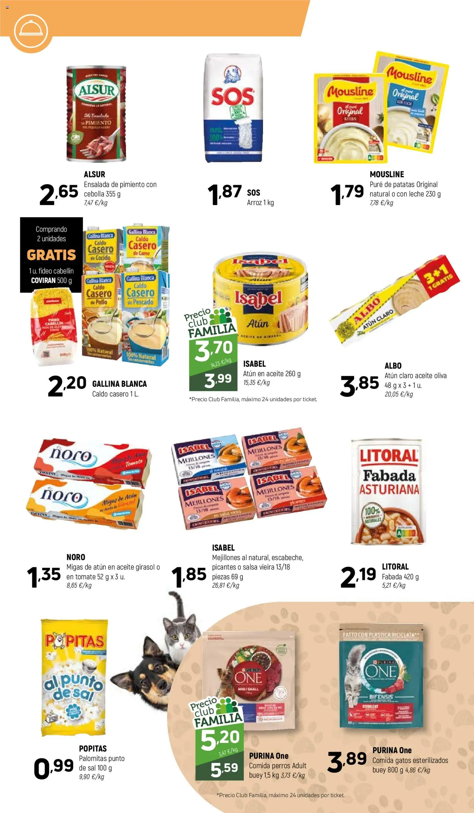 Coviran - Figueres │ válido desde el 21.04.2026 | Página: 12 | Productos: Leche, Arroz, Ensalada, Atún claro