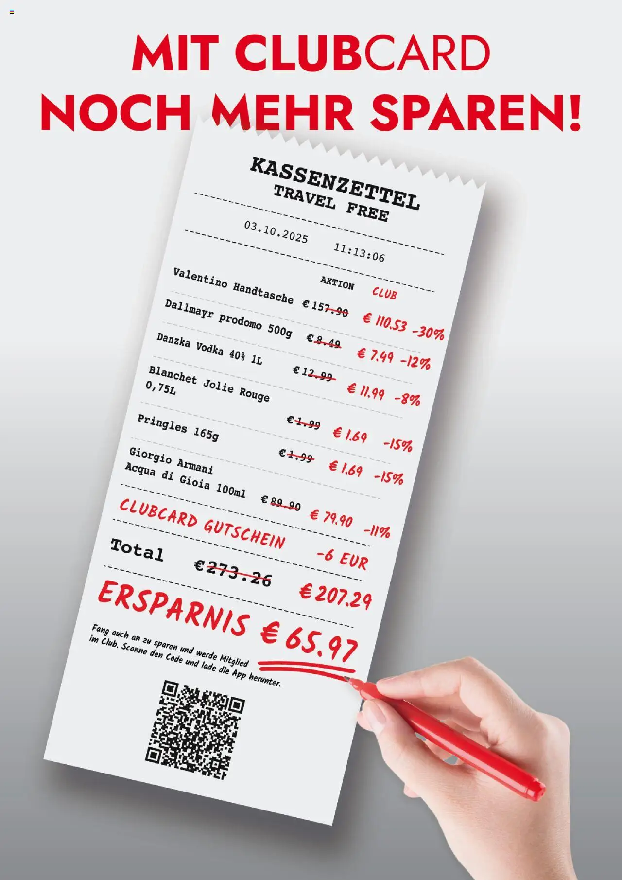 Travel FREE Flugblatt gültig ab 03.10.2025 | Seite: 2 | Produkte: Handtasche, Rouge