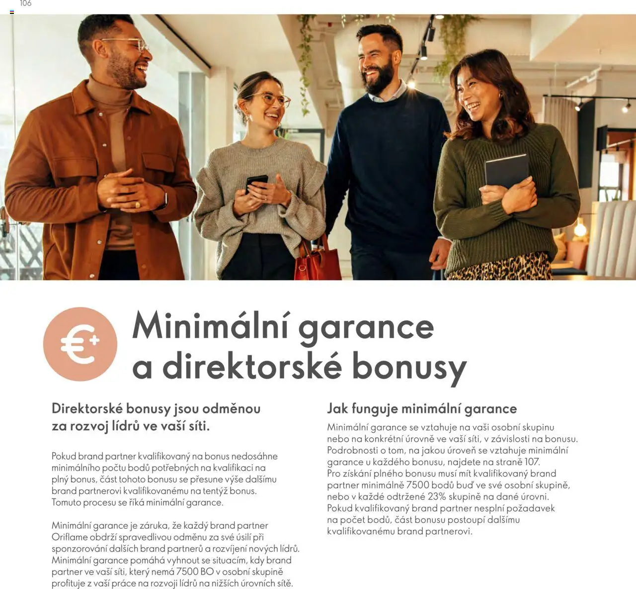 Oriflame katalog Plán odměn pro Brand Partnery od 10.04.2025 | Strana: 106