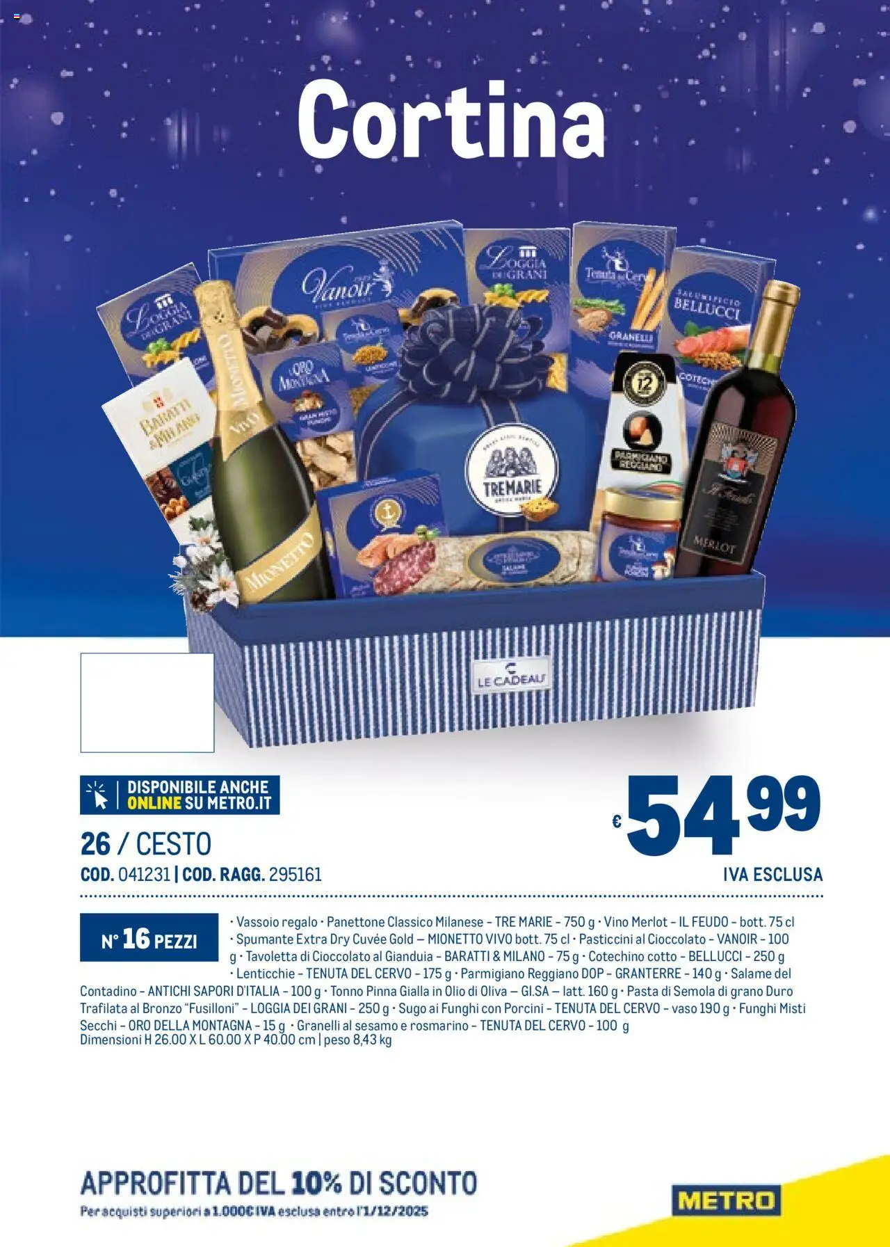 Volantino Metro del 06.11.2025 | Pagina: 29 | Prodotti: Lenticchie, Vino, Sugo, Vassoio