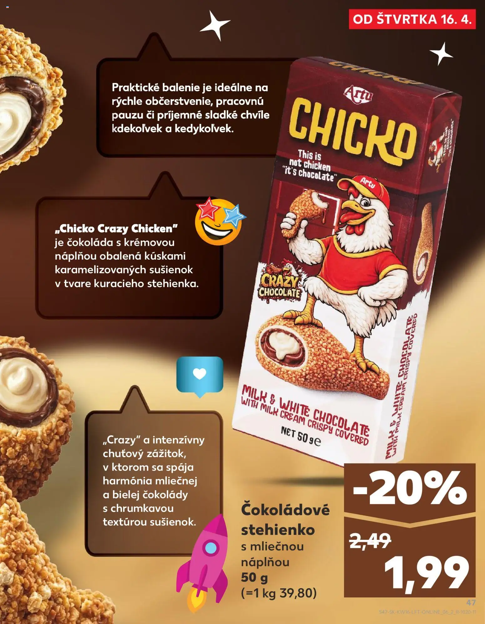 Kaufland SK akciós ujság - amely érvényes a következő dátumtól: 16.04.2026 | Oldal: 47