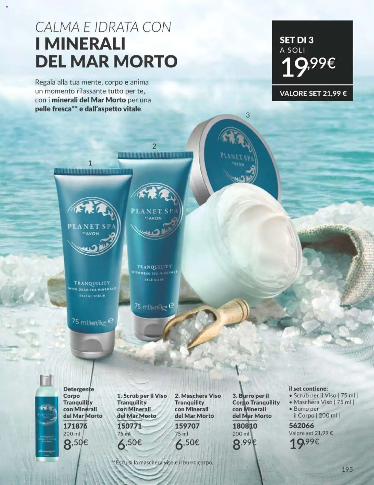 Volantino Avon del 01.10.2025 | Pagina: 195 | Prodotti: Maschera, Maschera viso, Scrub, Burro