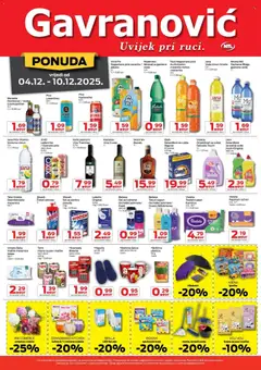 Katalog Gavranović - Pregled kataloga iz trgovine Gavranović, vrijedi od 04.12.2025 | Stranica: 4