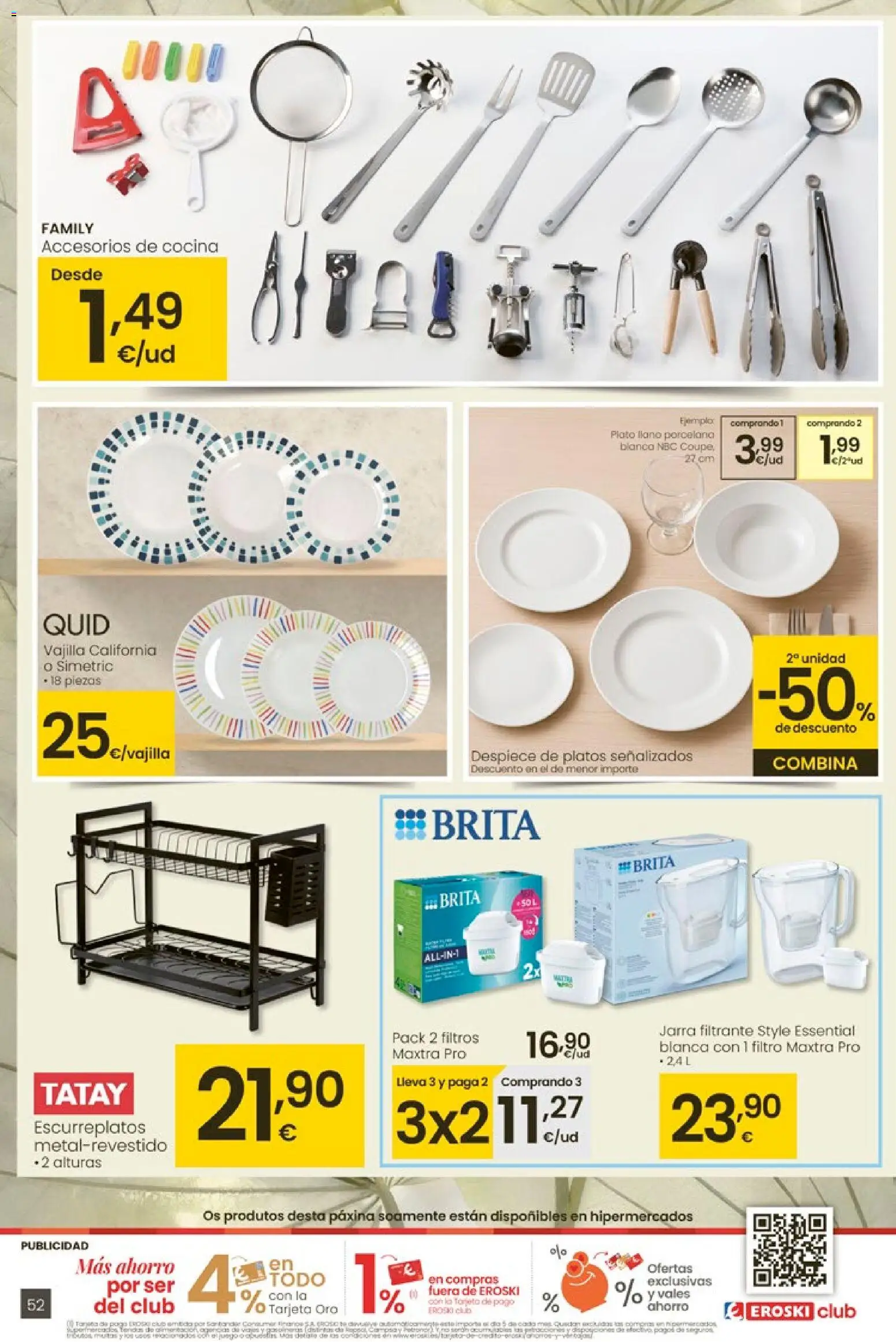 Eroski - Entroido do aforro │ válido desde el 29.01.2026 | Página: 52 | Productos: Βρεφικό κρεβάτι, Cocina