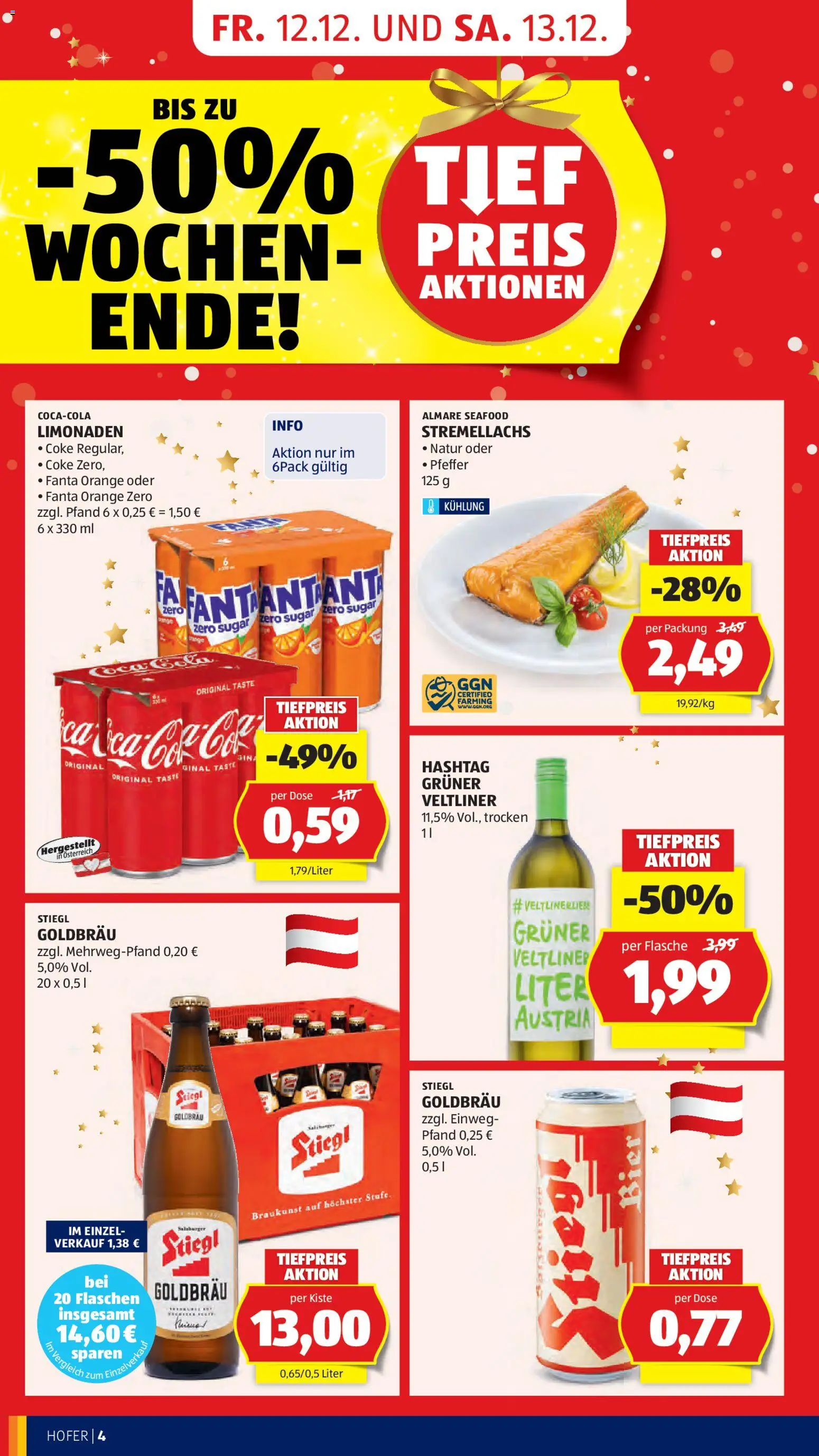 Hofer Flugblatt gültig ab 12.12.2025 | Seite: 6 | Produkte: Pfeffer, Bier