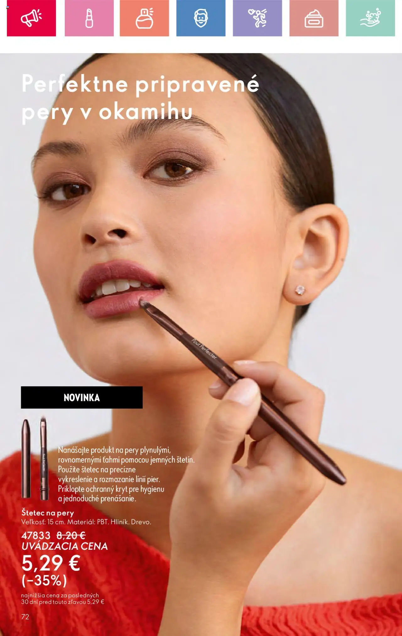 Katalóg Oriflame 11 2025 │ platný od 27.07.2025 | Strana: 72 | Produkty: Štetec