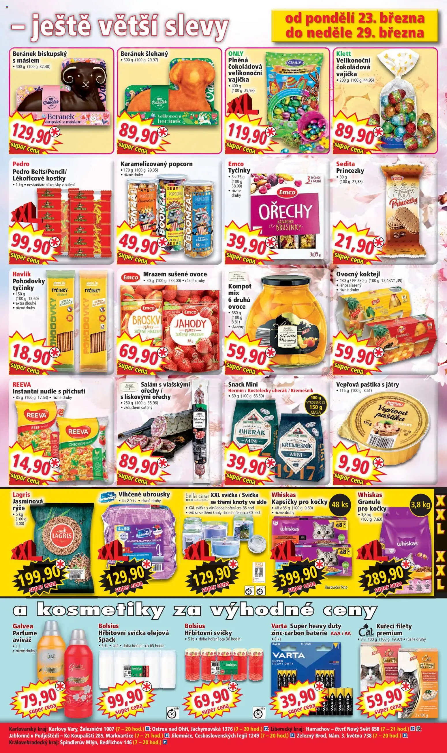 Norma leták od 23.03.2026 | Strana: 5 | Produkty: Kompot, Granule, Kapsičky pro kočky, Popcorn