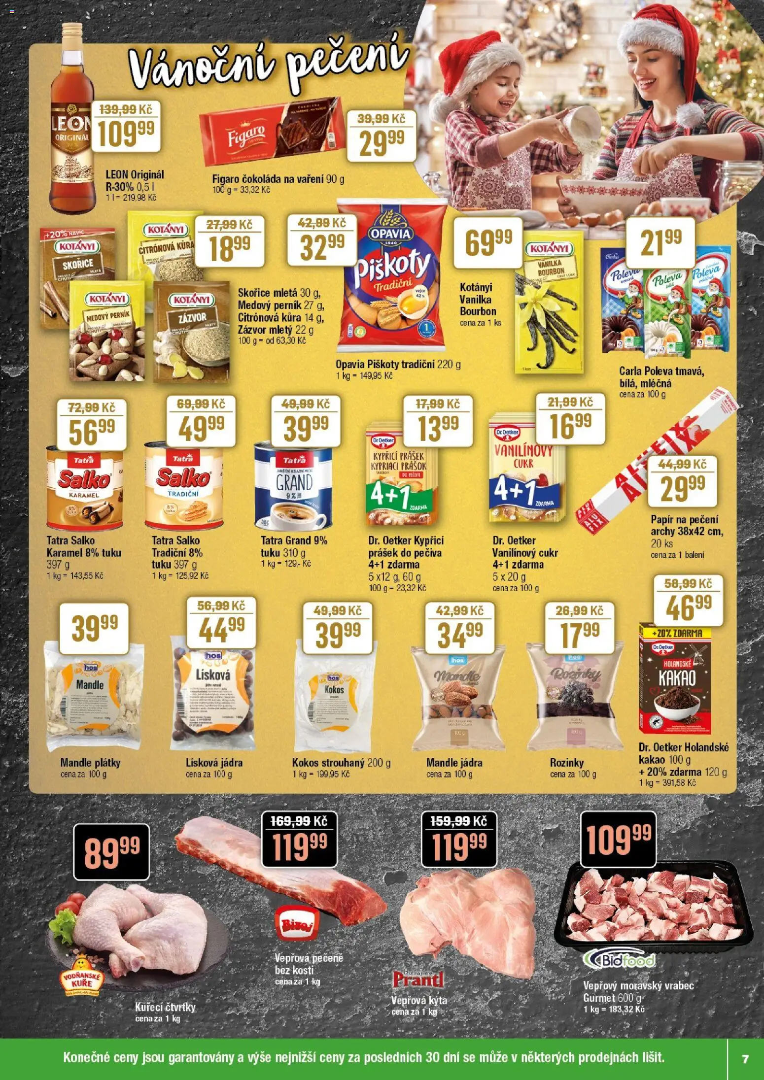 Tempo leták - Tuty od 19.11.2025 | Strana: 7 | Produkty: Čokoláda, Bourbon, Kokos strouhaný, Kýta