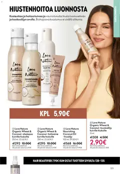 Oriflame-mainoslehti voimassa 29.10.2025 alkaen | Sivu: 133 | Tuotteet: Shampoo, Hoitoaine, Hiusöljy