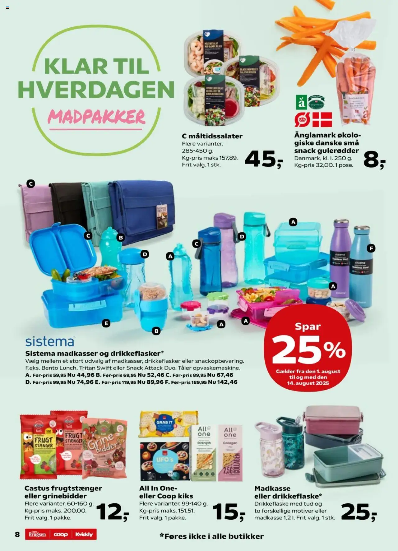 Kvickly Tilbudsavis gyldig fra 01.08.2025 | Side: 10 | Produkter: Gulerødder, Collagen