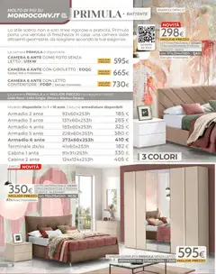 Anteprima del volantino Volantino Mondo Convenienza	 valido a partire dal 01.01.2026 | Pagina: 40 | Prodotti: Letto matrimoniale, Letto contenitore, Contenitore, Armadio