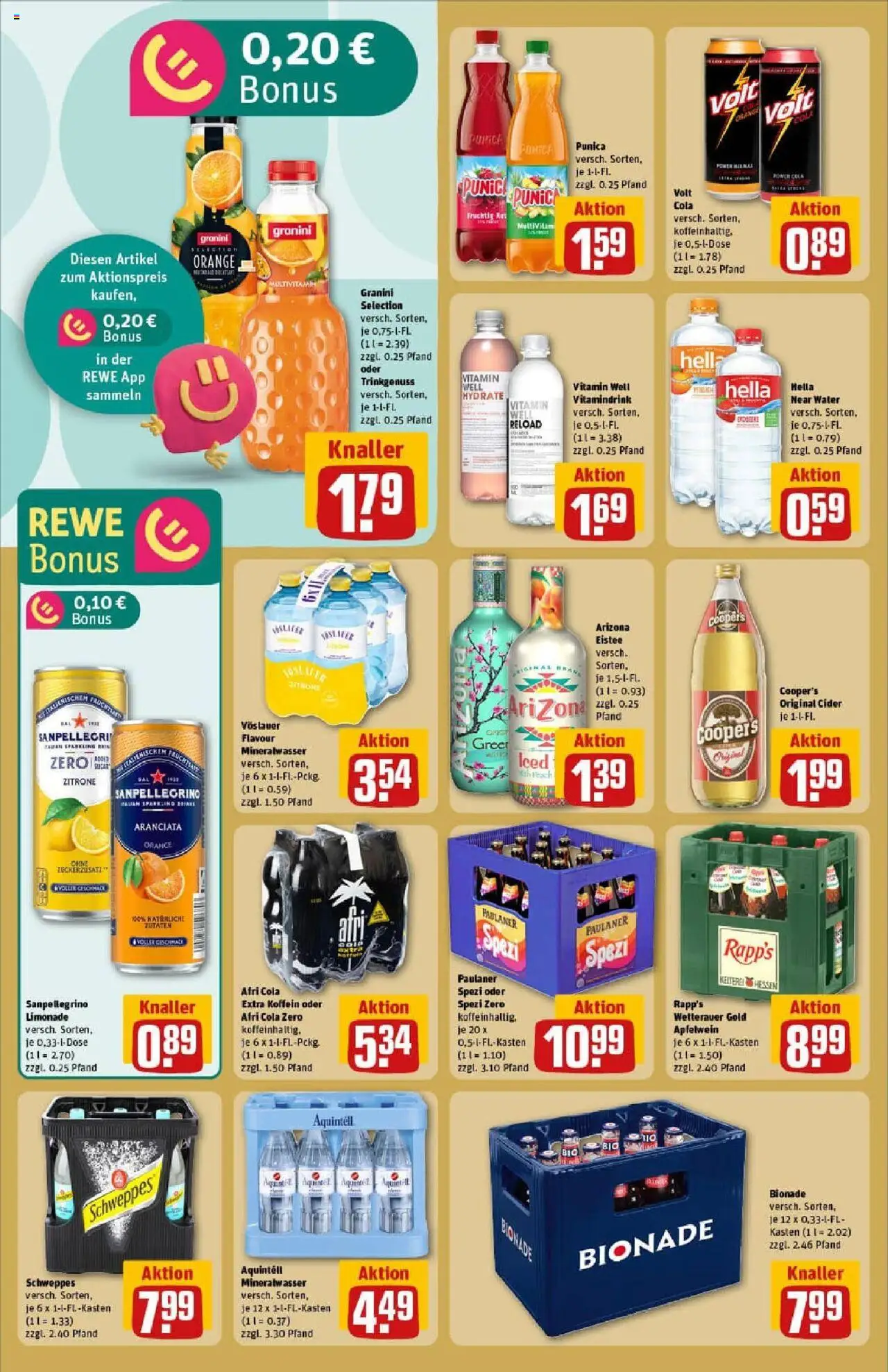 Rewe prospekt Butzbach	 - gültig ab dem 29.06.2025 | Seite: 24 | Produkte: Limonade, Schweppes, Apple, Granini