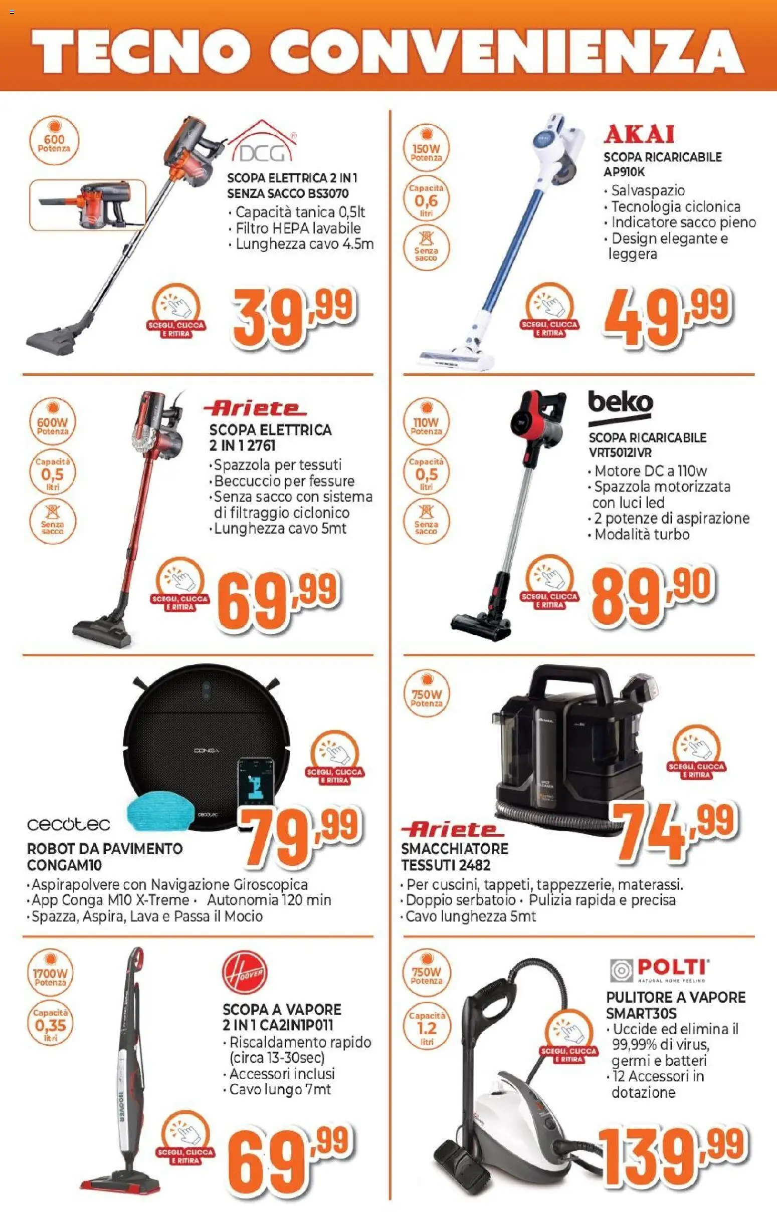 Volantino Expert del 26.03.2026 | Pagina: 21 | Prodotti: Spazzola, Smacchiatore, Aspirapolvere, Navigazione