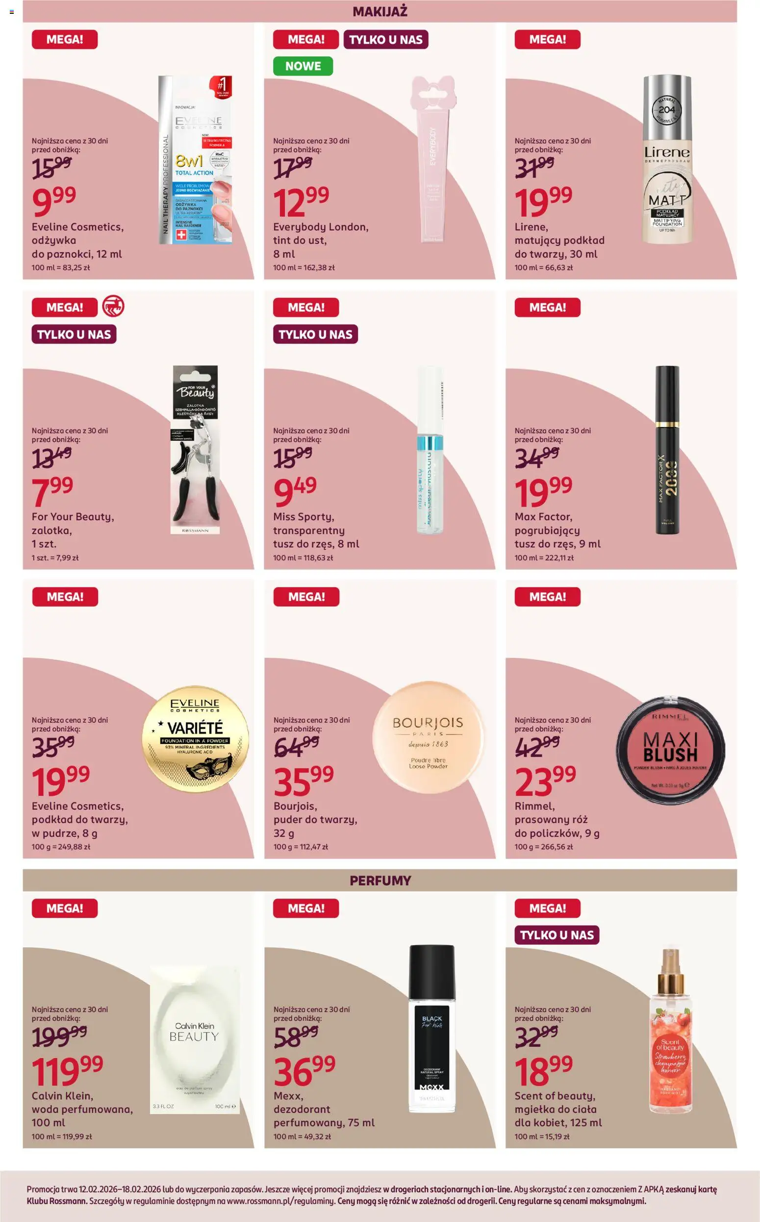 Rossmann Gazetka od 12.02.2026 | Strona: 5 | Produkty: Champagne, Makijaż, Odżywka, Odżywka do paznokci