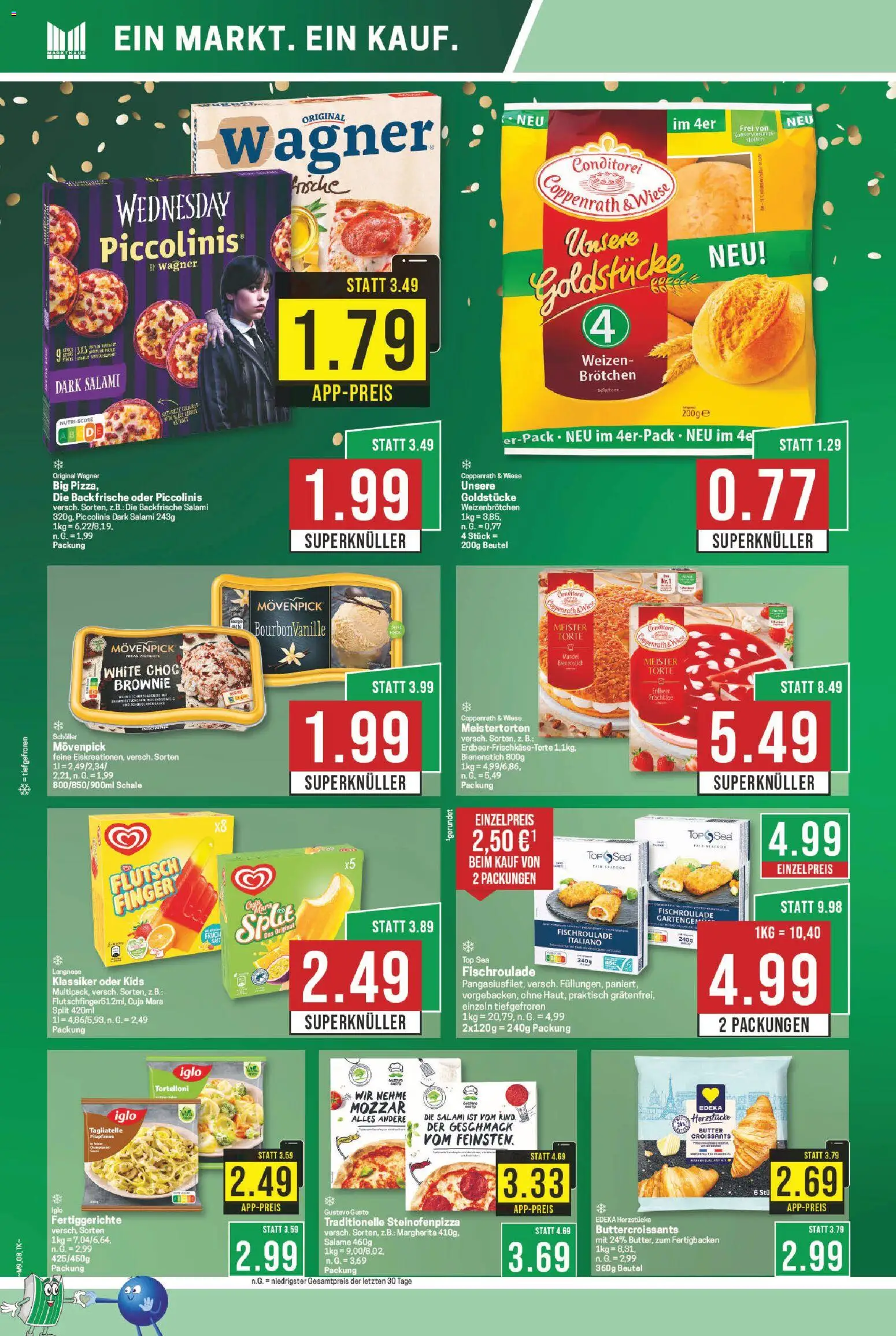Marktkauf Prospekt 	 – gültig ab 23.02.2026 | Seite: 8 | Produkte: Gustavo gusto, Fertiggerichte, Piccolinis, Salami