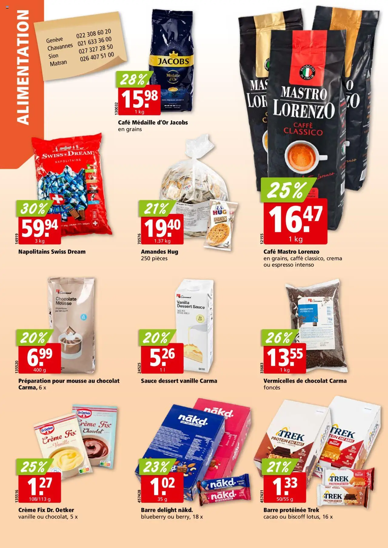 Aligro Aktionen Chavannes, Matran, Genève, Sion ab 11.08.2025 | Seite: 18 | Produkte: Creme
