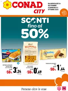 Anteprima del volantino Conad City Sicilia catalogo valido a partire dal 24.09.2025